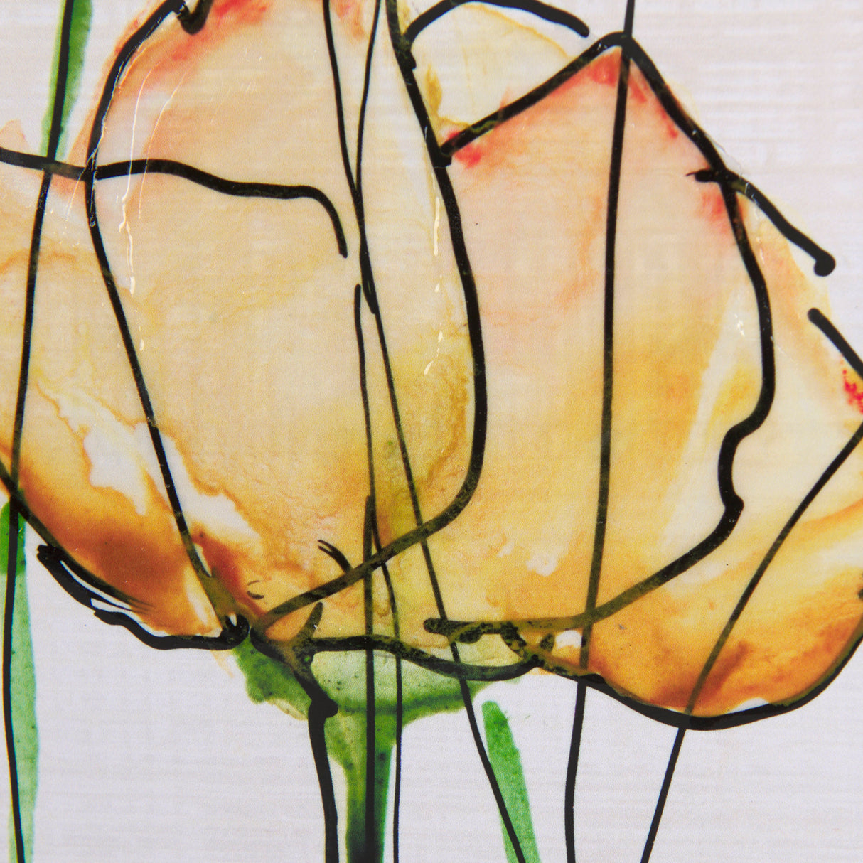 Meadow flowers III by Mercana Studio a Hand Embellished Textured Framed Art Print Matted under Glass from Mercana - Luna Furniture