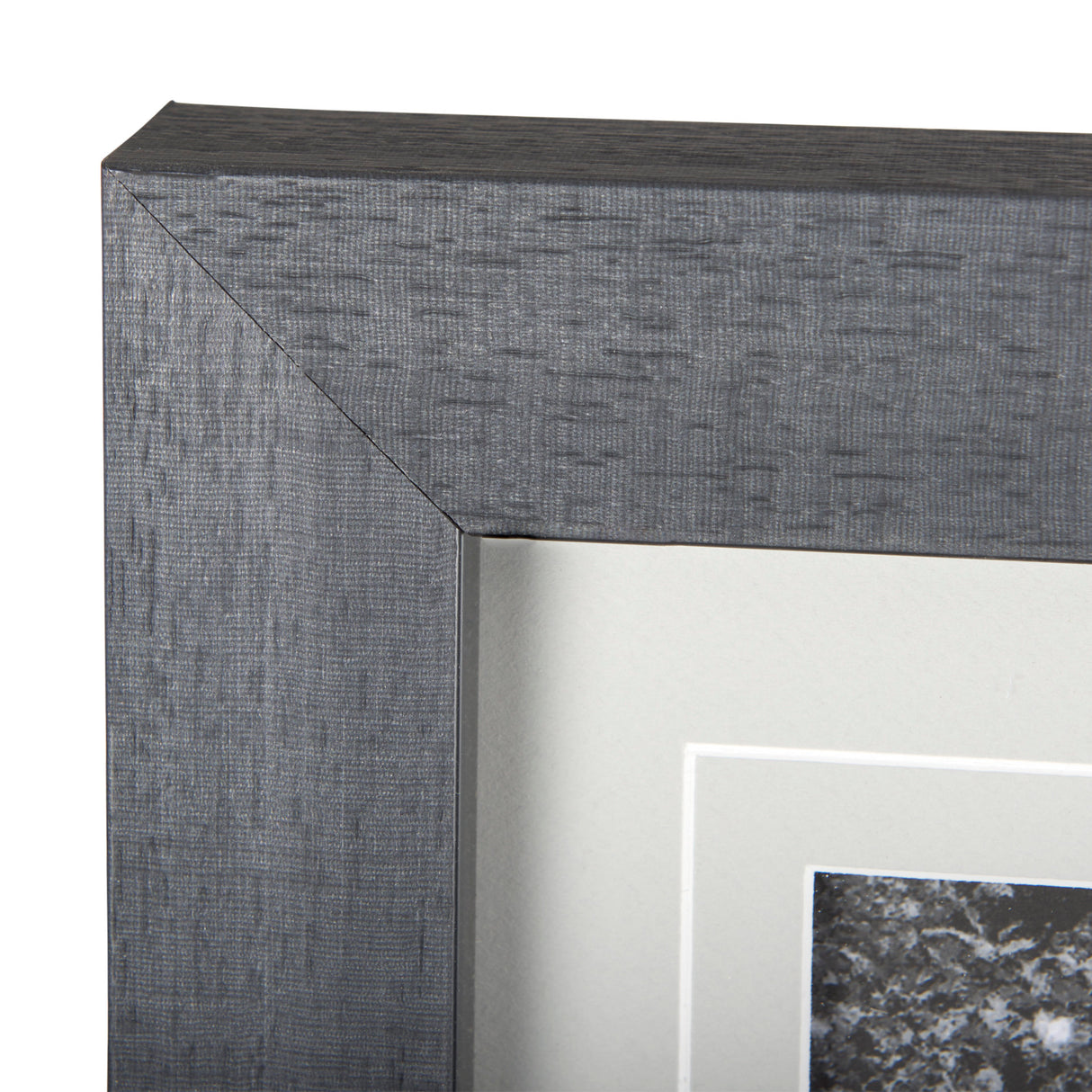 Grey & White Barn I by Mercana Studio Hand Embellished Textured Framed Photo Art Print Matted under from Mercana - Luna Furniture