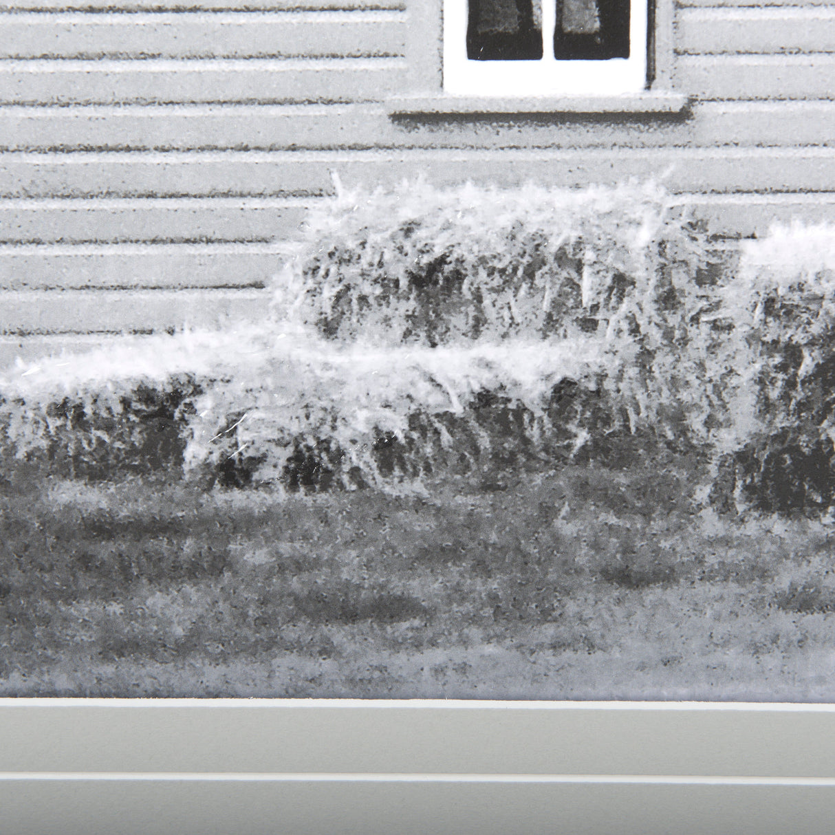Grey & White Barn I by Mercana Studio Hand Embellished Textured Framed Photo Art Print Matted under from Mercana - Luna Furniture