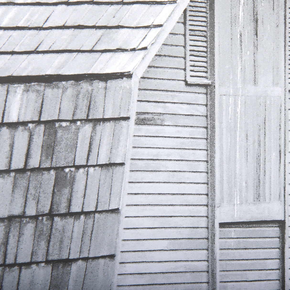 Grey & White Barn I by Mercana Studio Hand Embellished Textured Framed Photo Art Print Matted under from Mercana - Luna Furniture