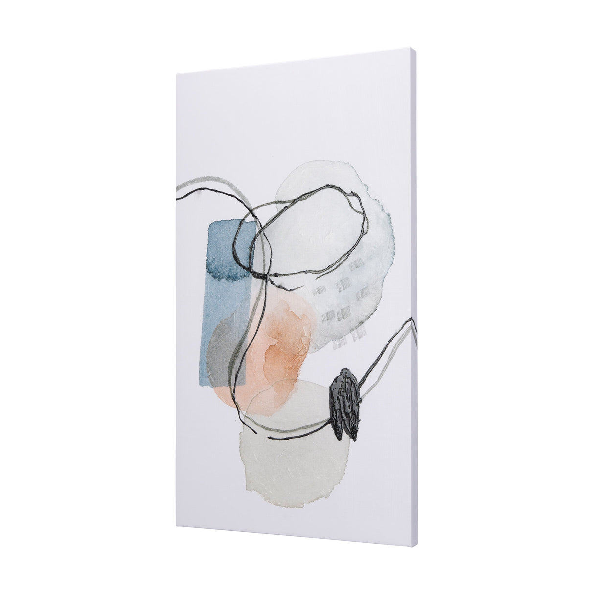 A Cloudy Afternoon I by Mercana Studio a Hand Embellished Textured Canvas from Mercana - Luna Furniture