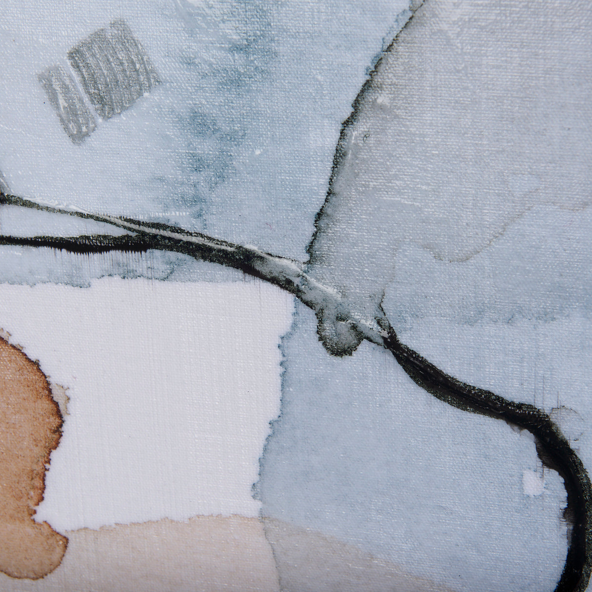 A Cloudy Afternoon II by Mercana Studio a Hand Embellished Textured Canvas from Mercana - Luna Furniture