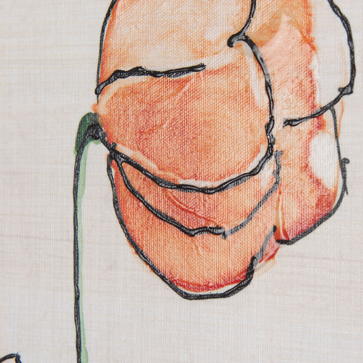 Meadow flowers I by Mercana Studio a Hand Embellished Textured Canvas from Mercana - Luna Furniture