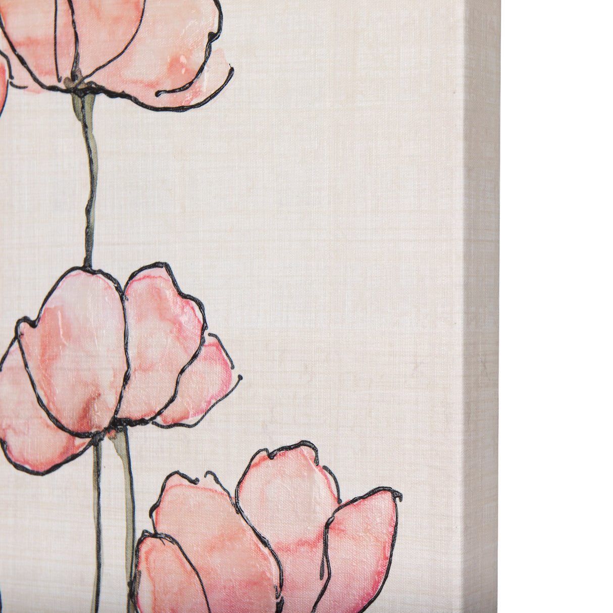 Meadow flowers II by Mercana Studio a Hand Embellished Textured Canvas from Mercana - Luna Furniture