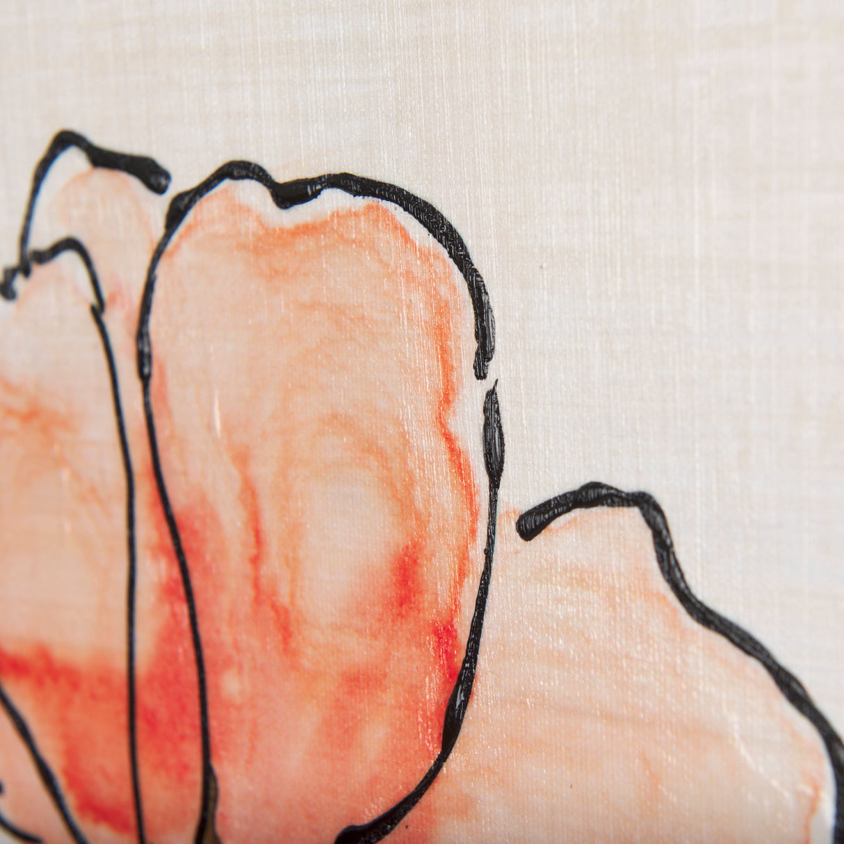 Meadow flowers by Mercana Studio a Hand Embellished Textured Canvas from Mercana - Luna Furniture