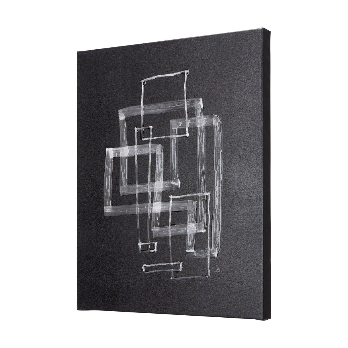 Lines III by Mercana Studio a Hand Embellished Textured Canvas from Mercana - Luna Furniture