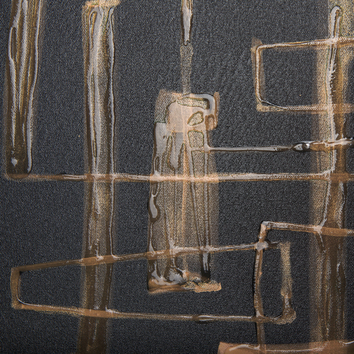 Lines IV by Mercana Studio a Hand Embellished Textured Canvas from Mercana - Luna Furniture