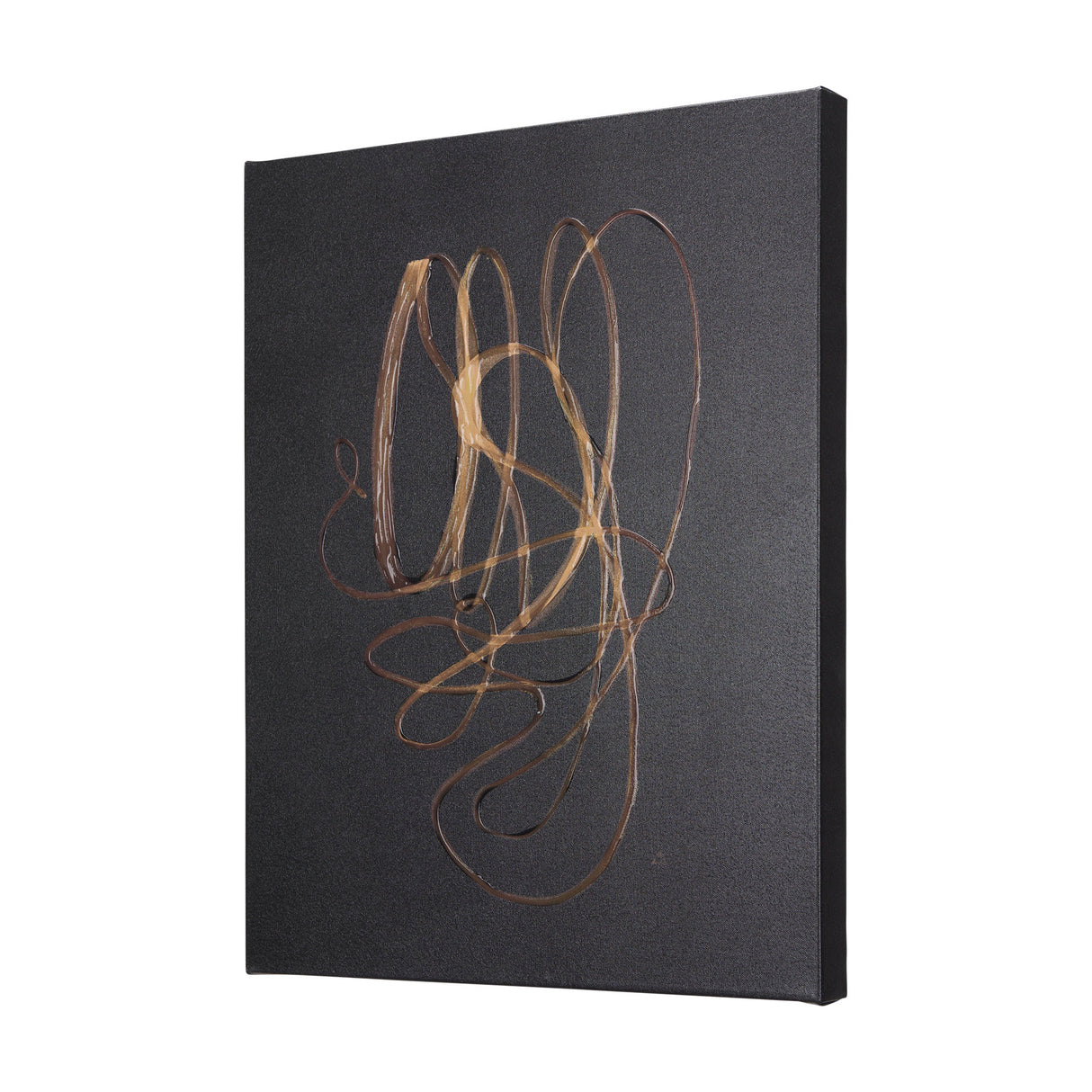Lines V by Mercana Studio a Hand Embellished Textured Canvas from Mercana - Luna Furniture