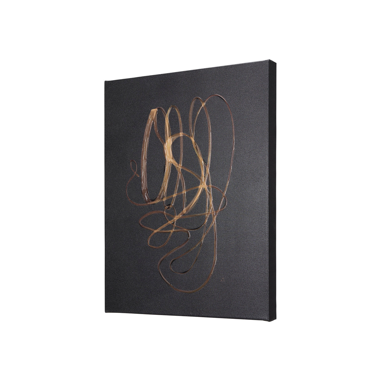 Lines V by Mercana Studio a Hand Embellished Textured Canvas from Mercana - Luna Furniture