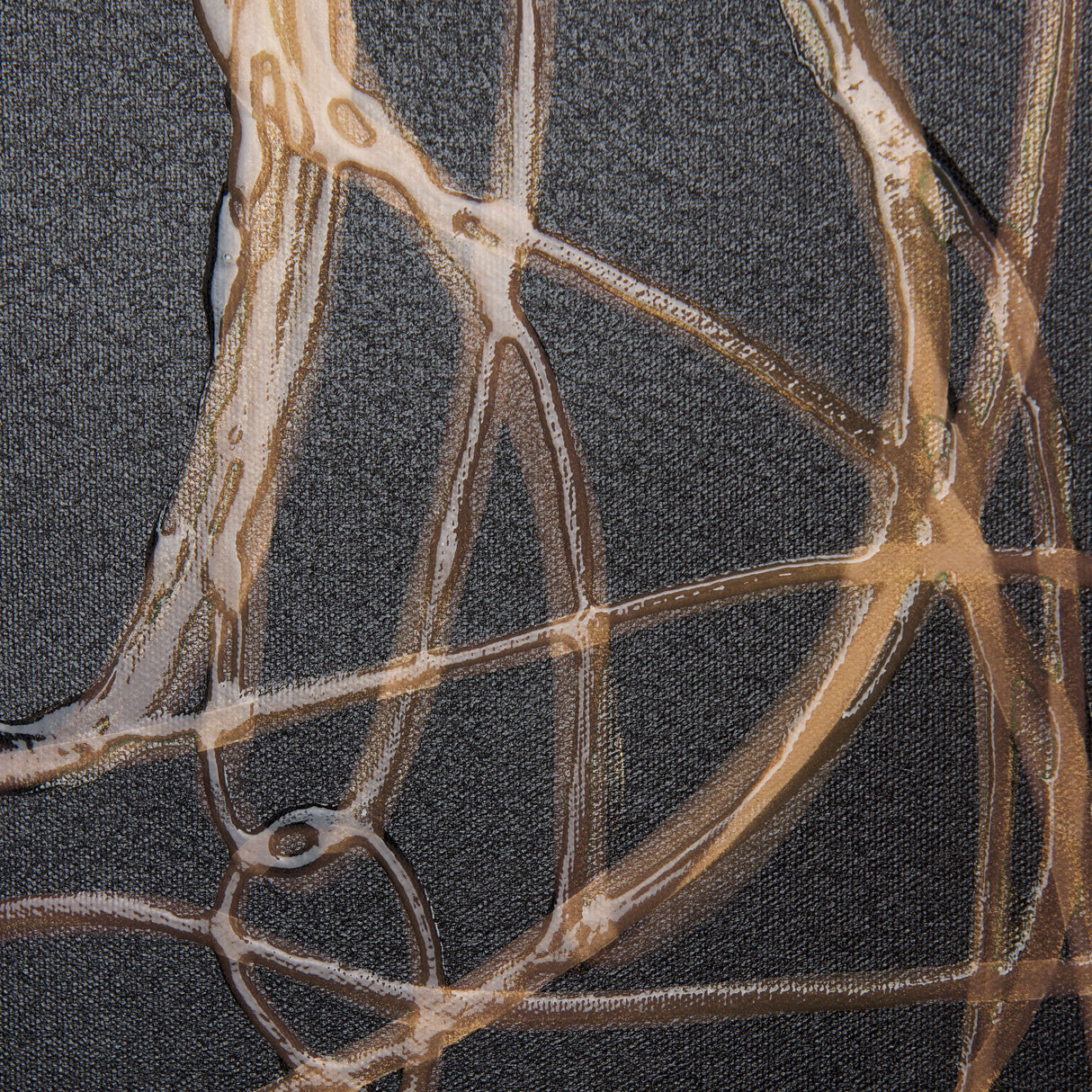 Lines V by Mercana Studio a Hand Embellished Textured Canvas from Mercana - Luna Furniture