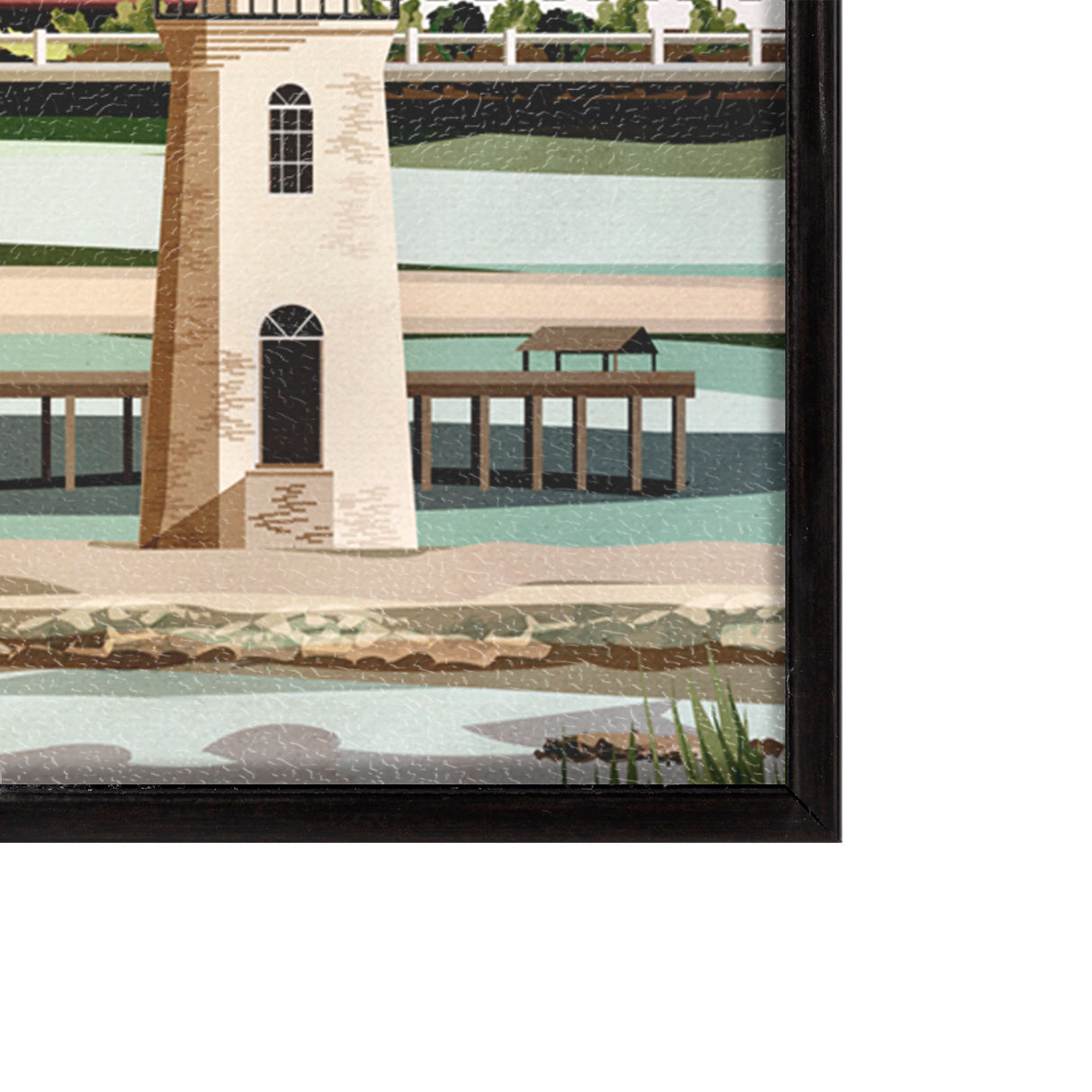 Georgia Go USA (SM) by Mercana Studio a Hand Embellished Decograph Framed Art Print from Mercana - Luna Furniture