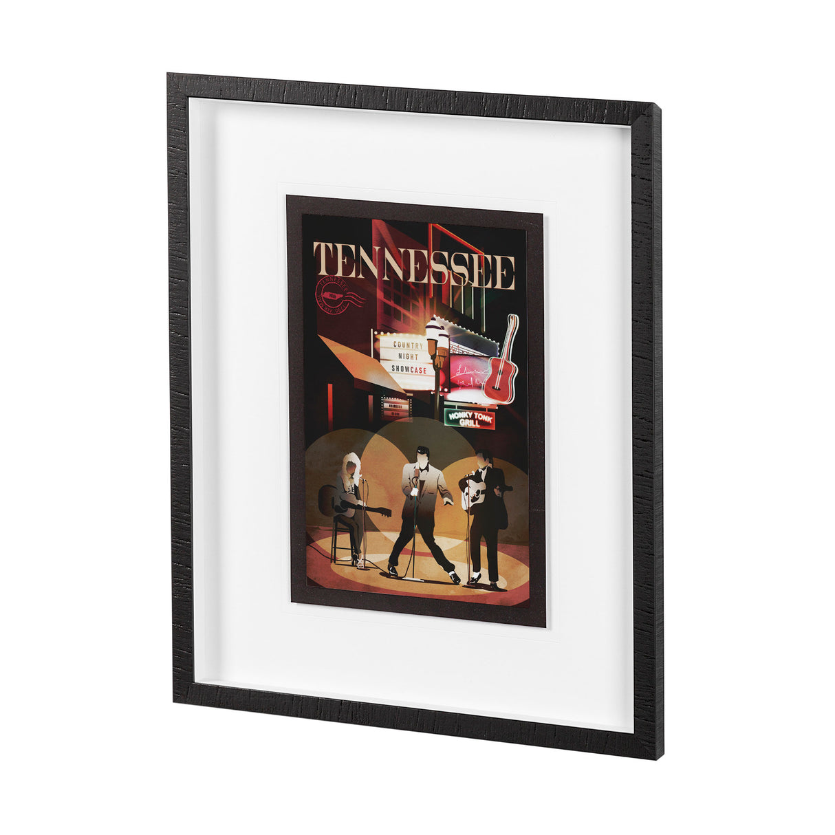 Tennessee Go USA (M) by Mercana Studio a Framed Art Print Matted under Glass from Mercana - Luna Furniture