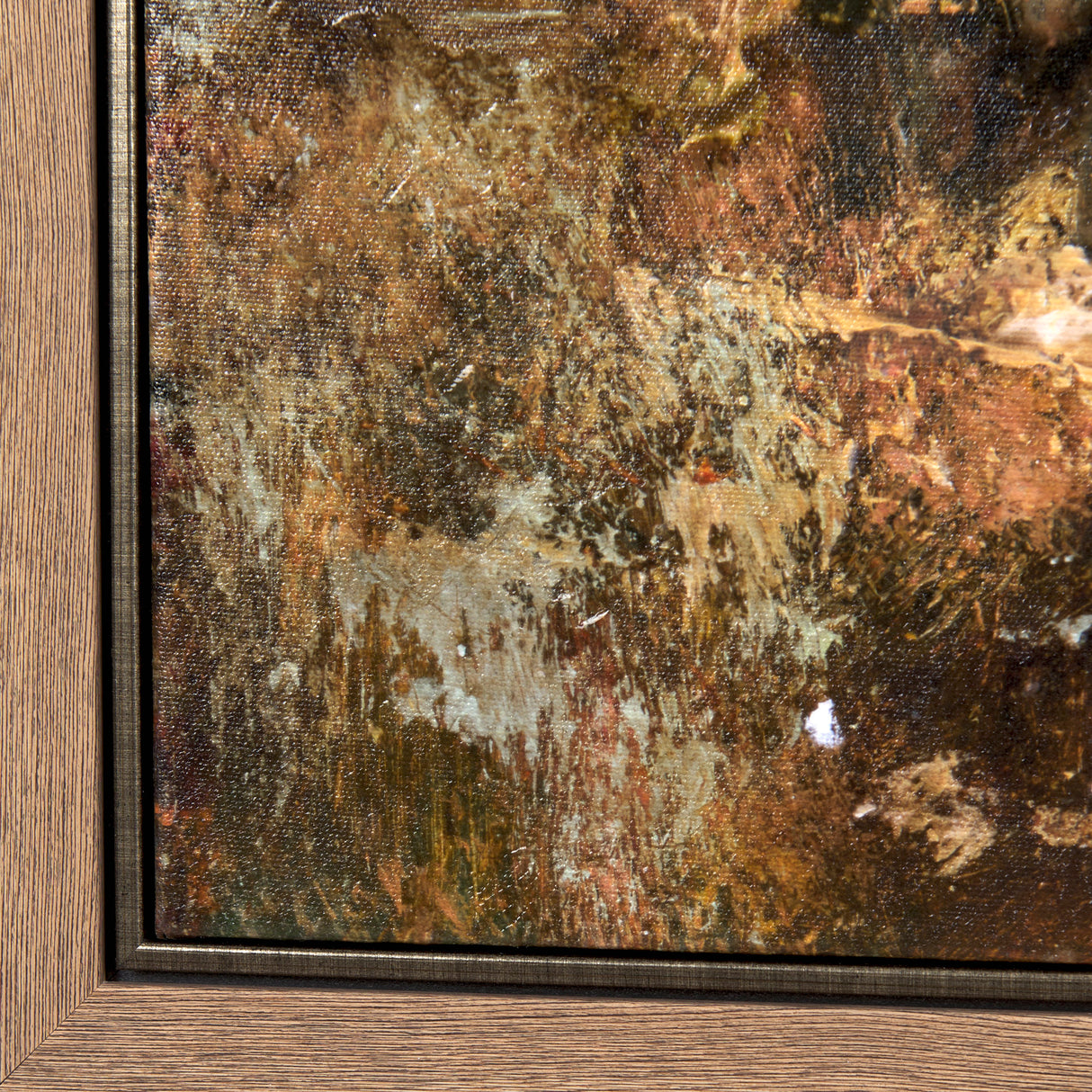 River Valley by Mercana Studio a Hand Embellished Textured Framed Canvas from Mercana - Luna Furniture
