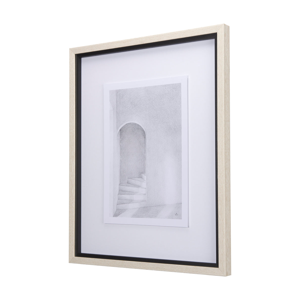 Corridor III by Mercana Studio a Hand Embellished Textured Framed Art Print Matted under Glass from Mercana - Luna Furniture