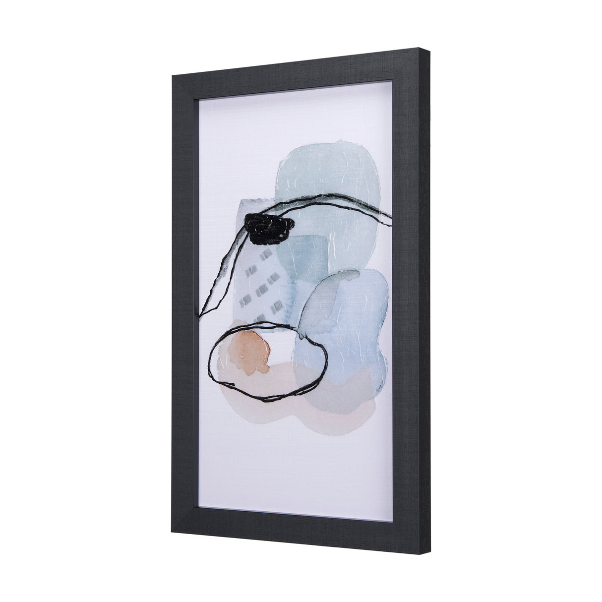 A Cloudy Afternoon II by Mercana Studio a Hand Embellished Textured Framed Art Print from Mercana - Luna Furniture