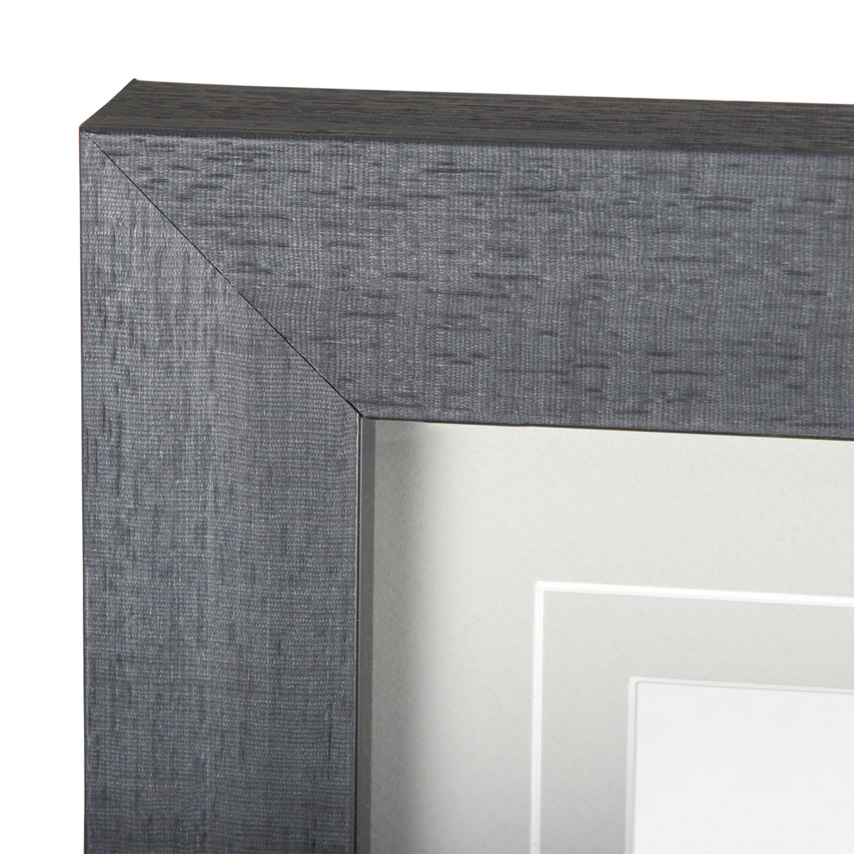 Grey & White Barn Ii by Mercana Studio Hand Embellished Textured Framed Photo Art Print Matted under from Mercana - Luna Furniture