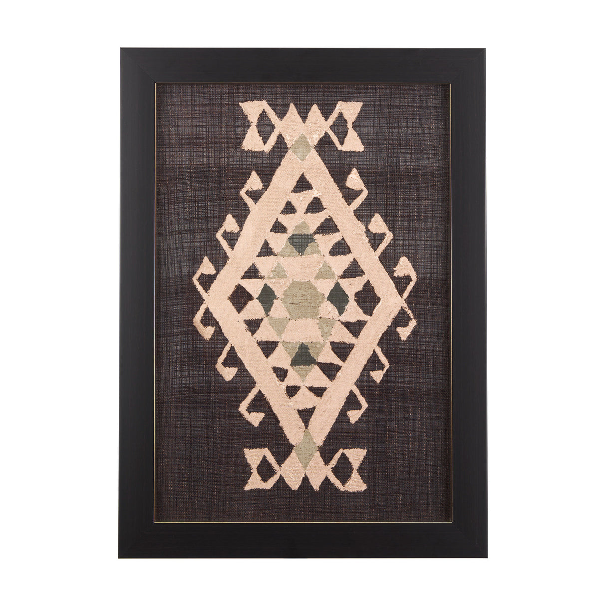 Brown Tapestry VI by Mercana Studio a Hand Embellished Textured Framed Art Print from Mercana - Luna Furniture