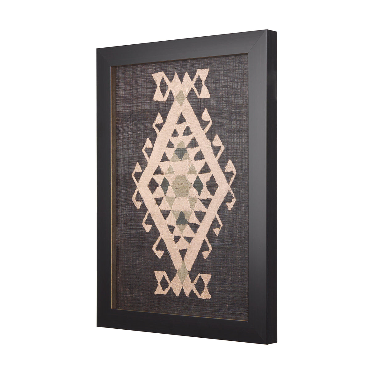 Brown Tapestry VI by Mercana Studio a Hand Embellished Textured Framed Art Print from Mercana - Luna Furniture