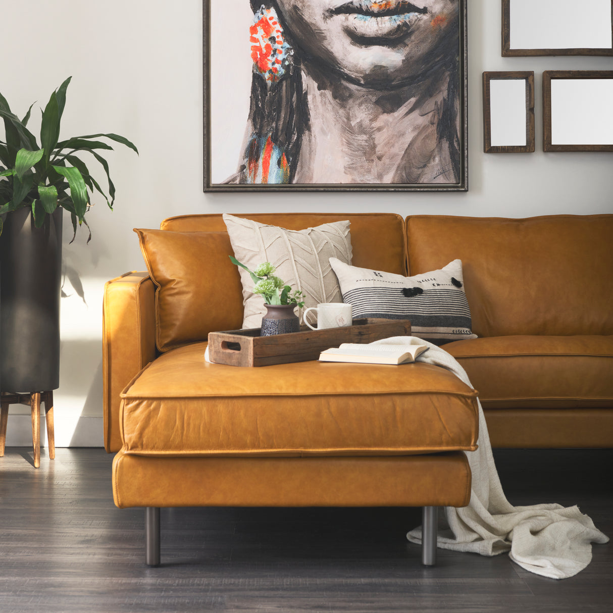 Vernon (Small) 24L x 7W Brown Reclaimed Wood Tray from Mercana - Luna Furniture