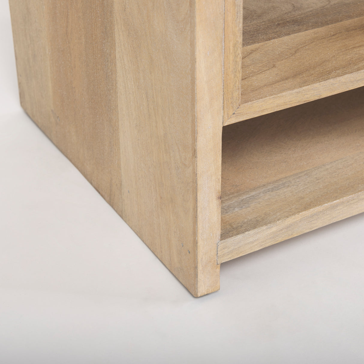 Traro 47.75L x 16.0W x 92.0H Blonde Wooden Compartment Shelving Unit from Mercana - Luna Furniture