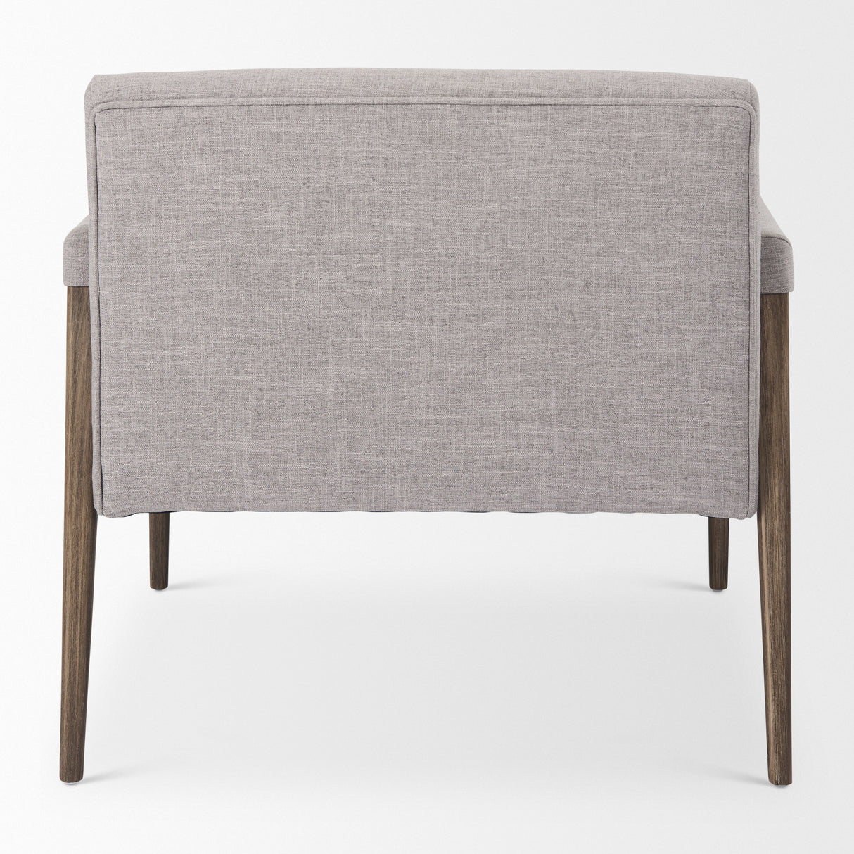 Palisades Gray Fabric w/ Brown Wood Frame Accent Chair from Mercana - Luna Furniture