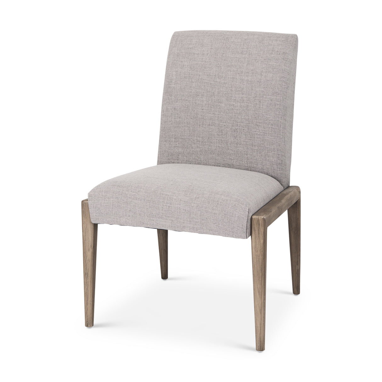 Palisades Gray Upholstery w/ Solid Wood Armless Dining Chair, Set of 2 from Mercana - Luna Furniture