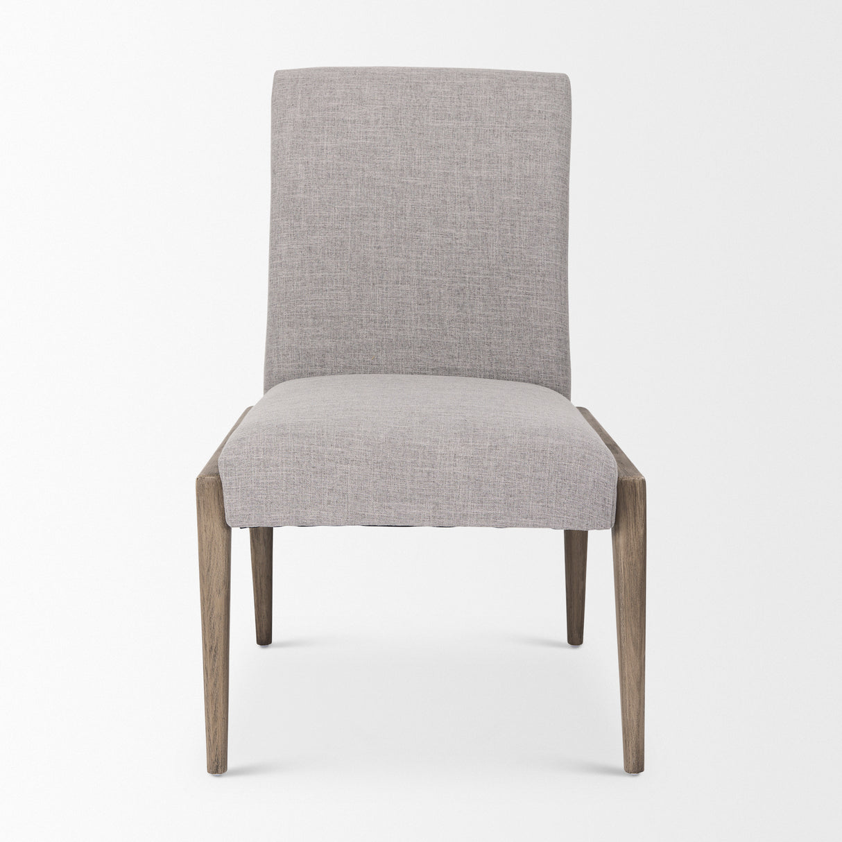 Palisades Gray Upholstery w/ Solid Wood Armless Dining Chair, Set of 2 from Mercana - Luna Furniture