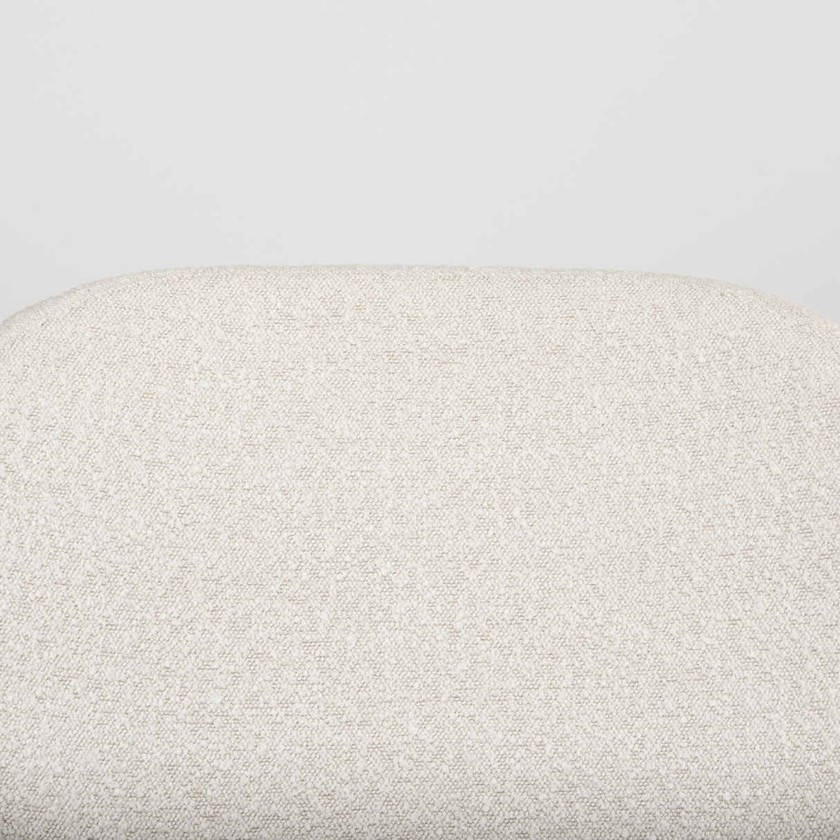 Amelia Cream Boucle W/Black Metal Upholstered Accent Chair 21.3L x 21.3W x 30.3H from Mercana - Luna Furniture