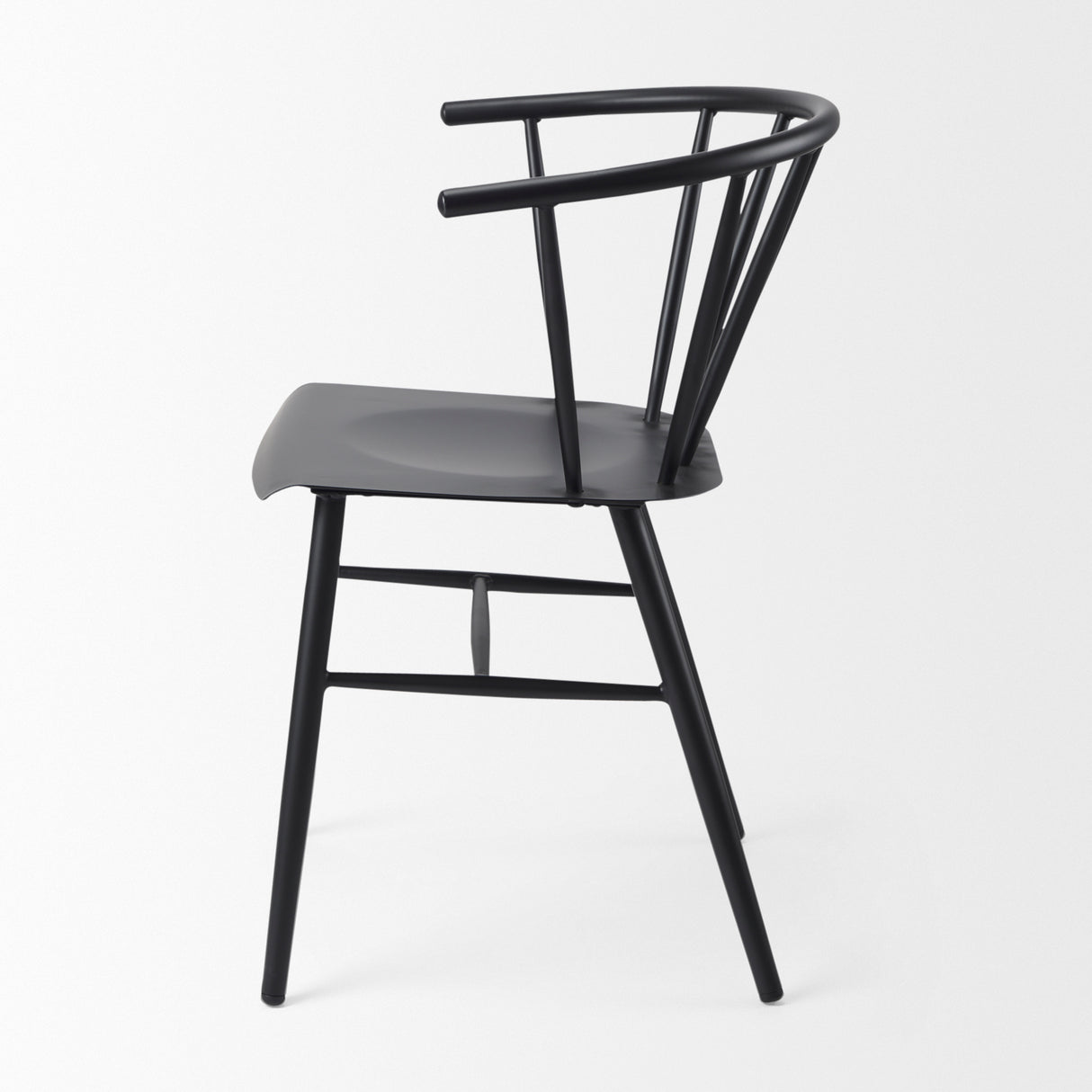 Colin 21.3L x 21.3W x 30.3H Black Metal Dining Chair from Mercana - Luna Furniture