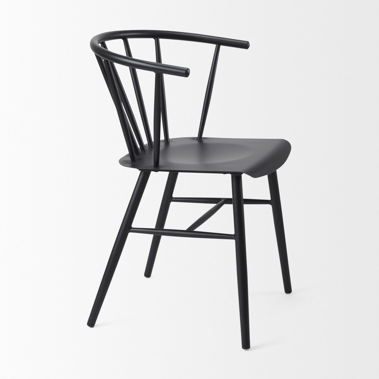 Colin 21.3L x 21.3W x 30.3H Black Metal Dining Chair from Mercana - Luna Furniture