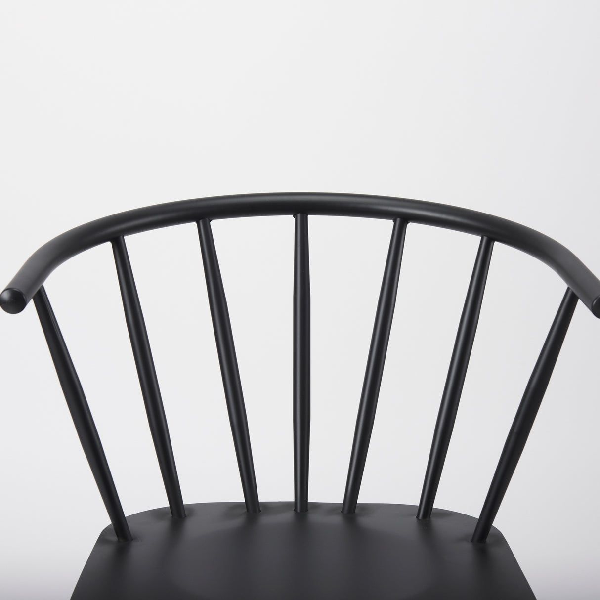 Colin 21.3L x 21.3W x 30.3H Black Metal Dining Chair from Mercana - Luna Furniture