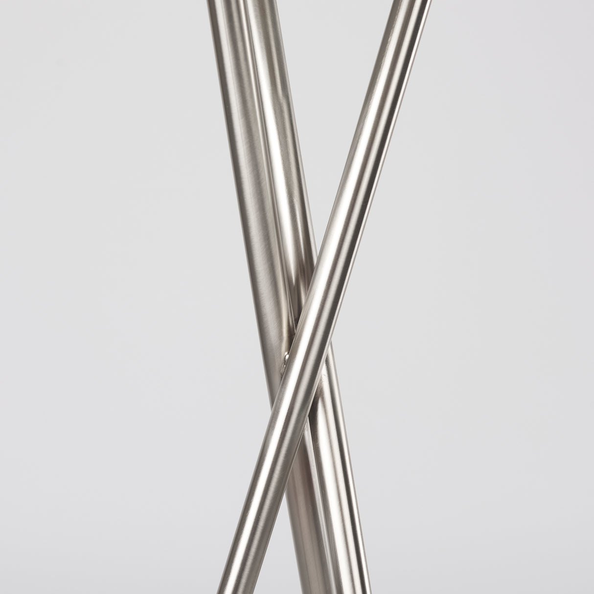 Ambrose 20.0L x 20.0W x 61.8H Silver Metal W/Beige Fabric Shade Floor Lamp from Mercana - Luna Furniture