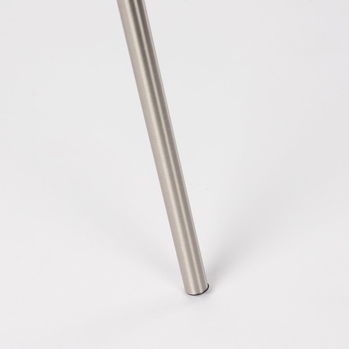 Ambrose 20.0L x 20.0W x 61.8H Silver Metal W/Beige Fabric Shade Floor Lamp from Mercana - Luna Furniture