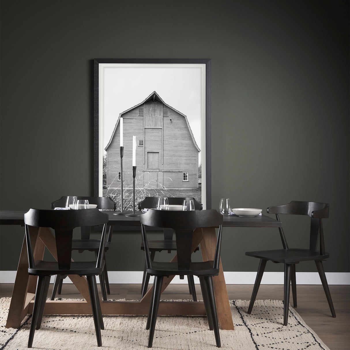 Levit (Large) Black Table Candle Holder from Mercana - Luna Furniture