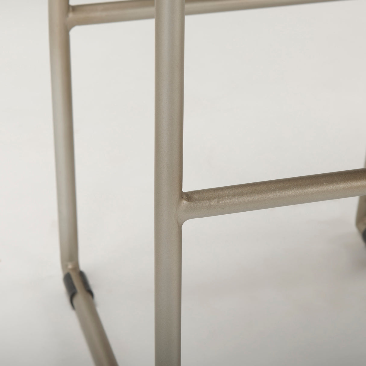 Givens 31.8"H Seat Height Brown Wood W/Silver Metal Frame Barstool from Mercana - Luna Furniture