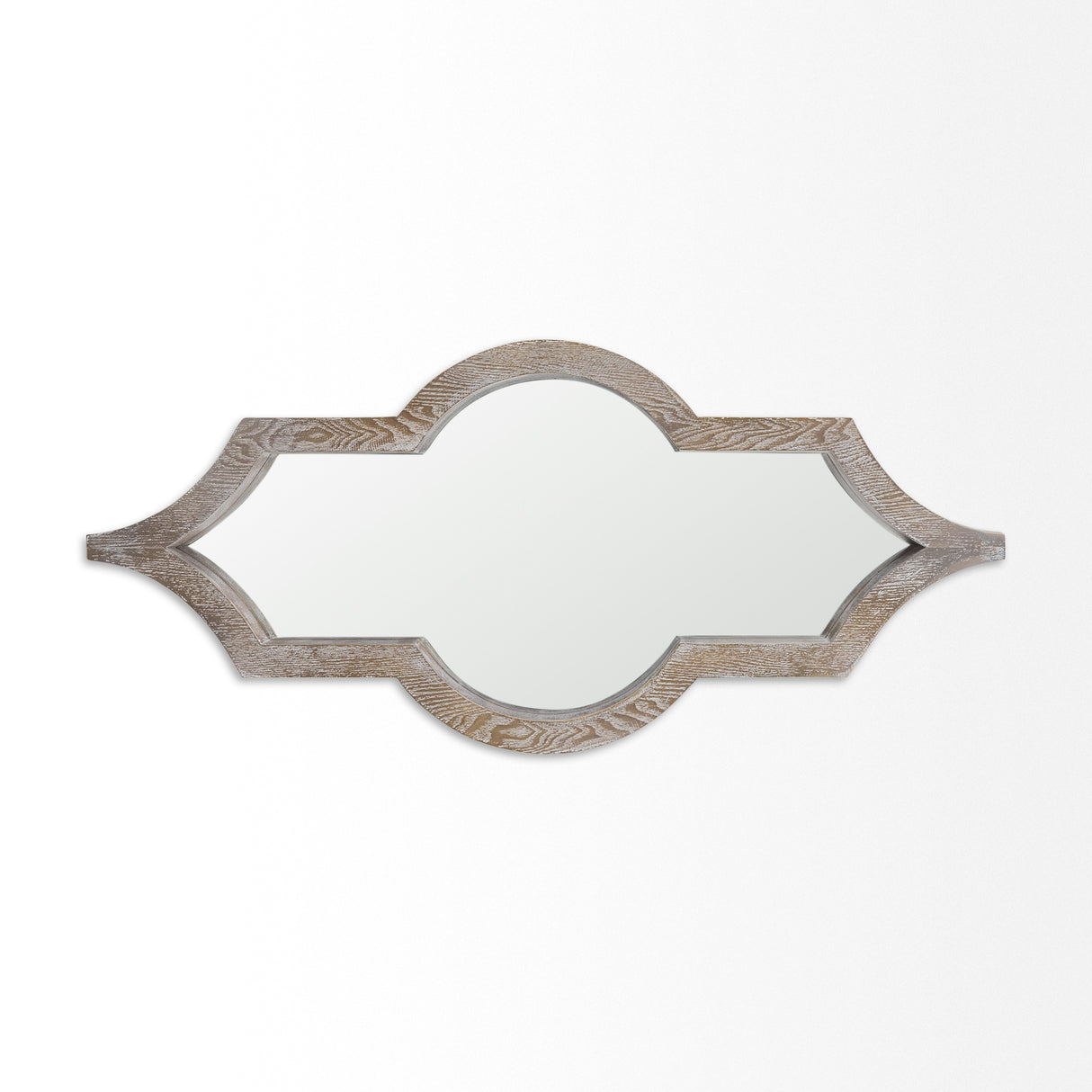 Tamanar 15.0 x 3.0 x 34.1 Light Brown Wood Frame Wall Mirror from Mercana - Luna Furniture