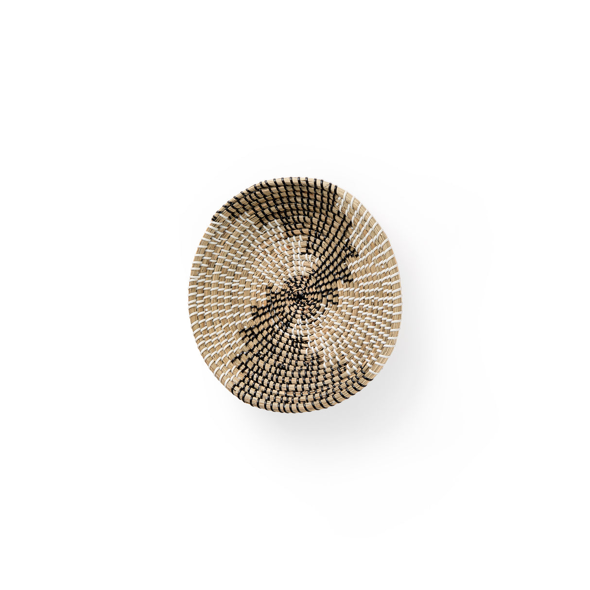 Luna 12.0L x 12.0W x 2.0H Light Brown Seagrass Round Wall Hanging Plate from Mercana - Luna Furniture