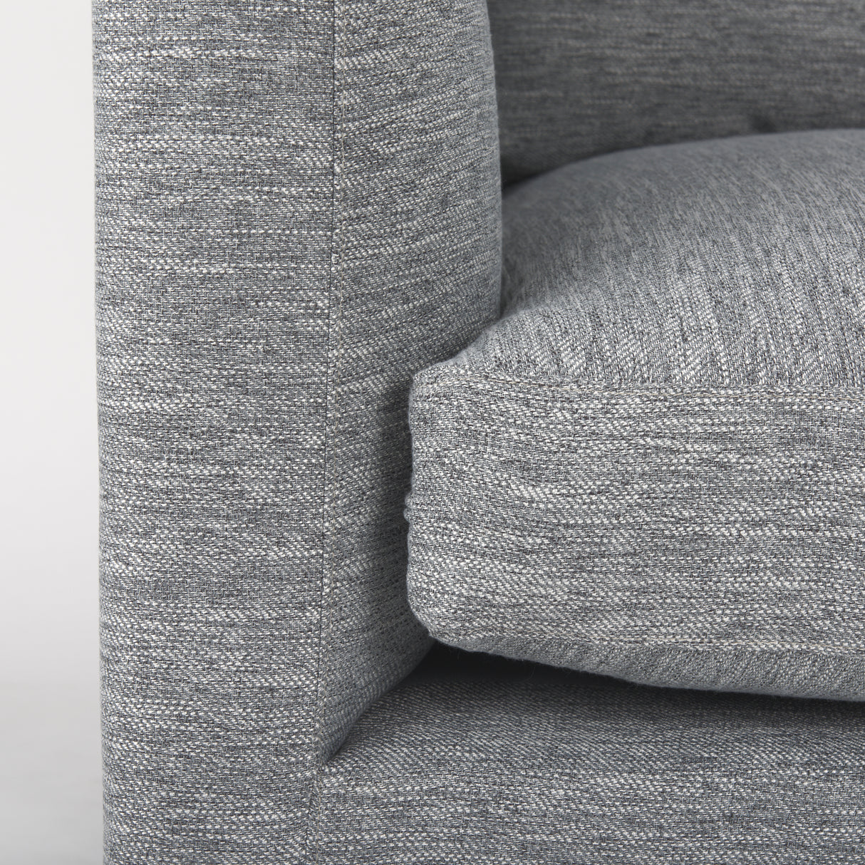 Valence 37.8L x 38.6W x 28.3H Castlerock Gray Corner Sectional Piece from Mercana - Luna Furniture