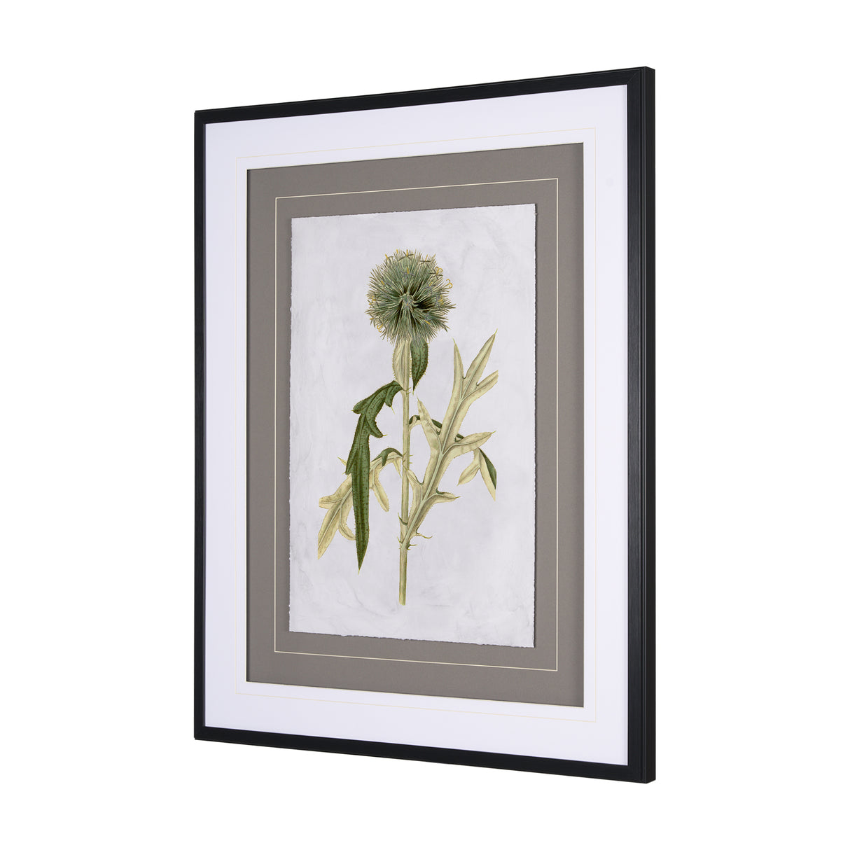 Soft Blue Botanoicals VI by Mercana Studio Hand Embellished Framed Art Print Matted under Glass from Mercana - Luna Furniture