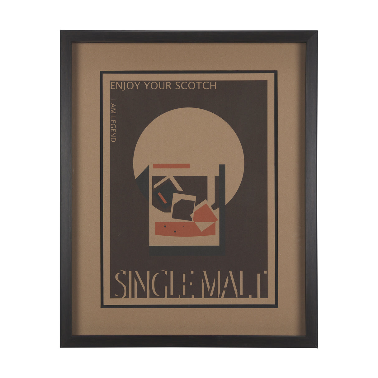 Scotch by Simeng a Framed Art Print Matted under Glass from Mercana - Luna Furniture