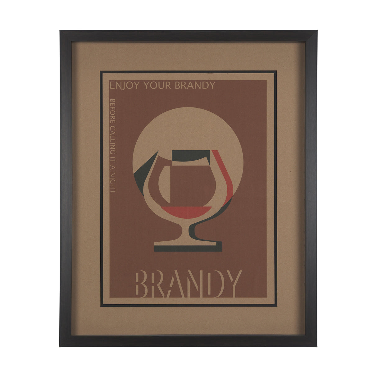 Brandy by Simeng a Framed Art Print Matted under Glass from Mercana - Luna Furniture
