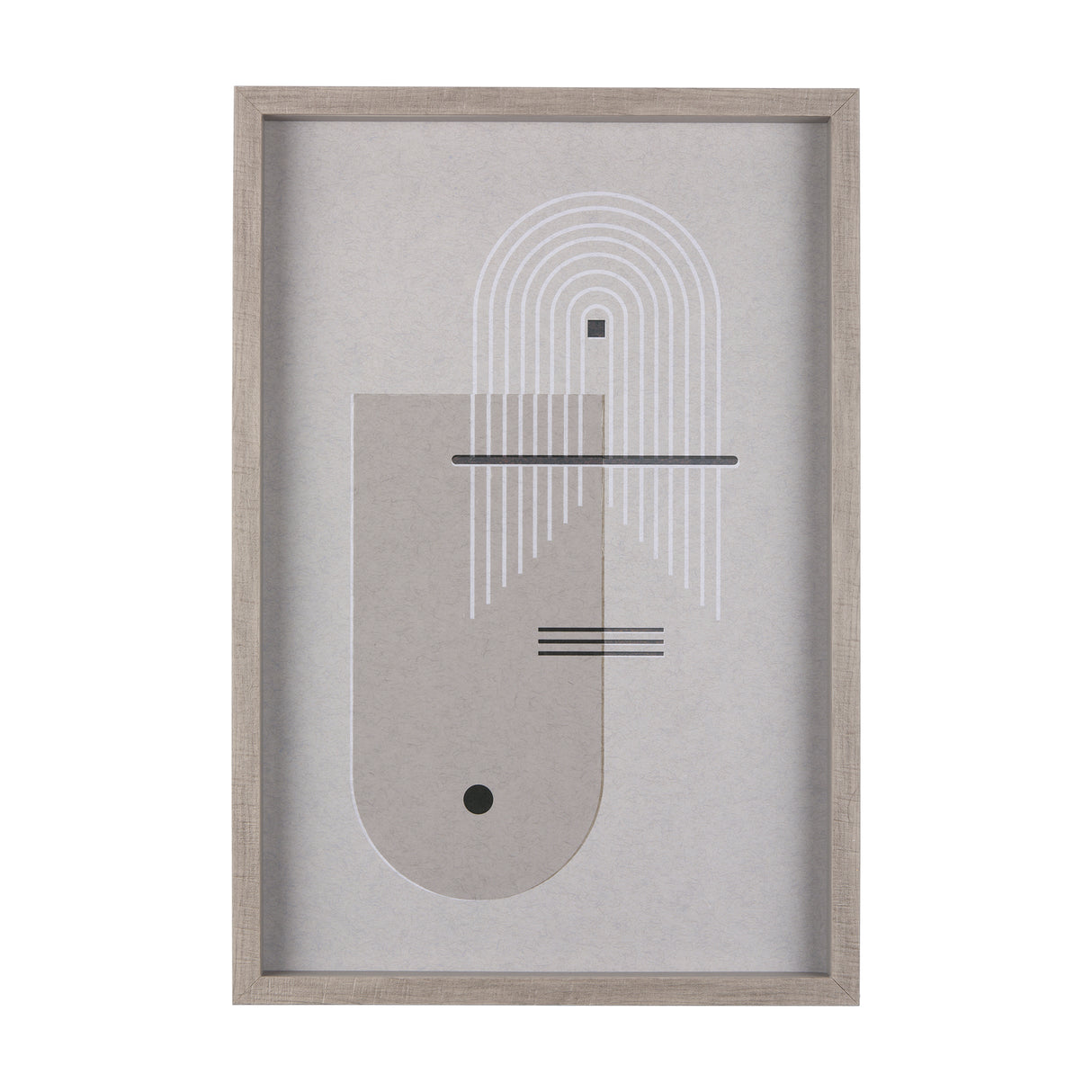 Balance I by Mercana Studio a Hand Embellished Textured Framed Art Print Matted under Glass from Mercana - Luna Furniture