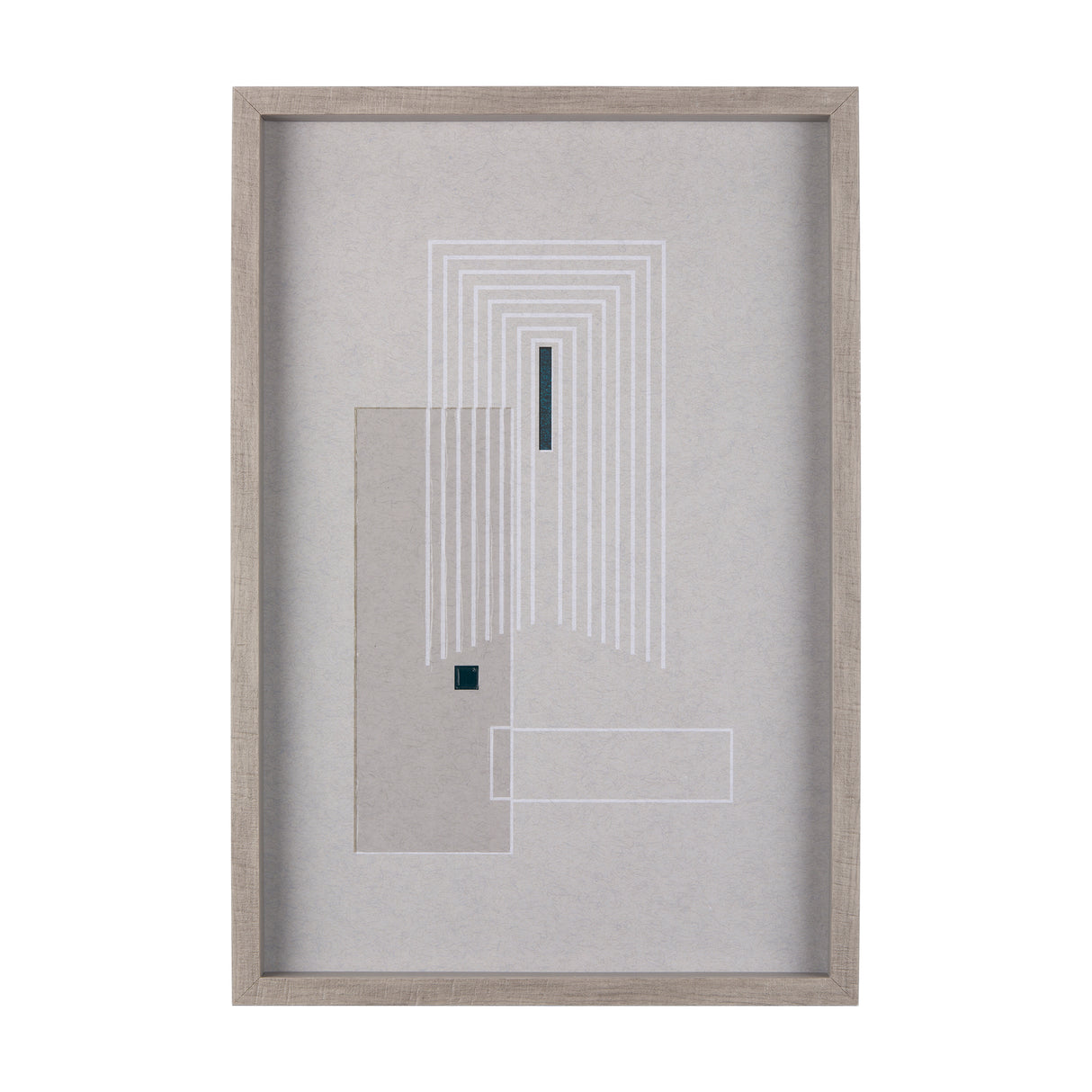 Balance V by Mercana Studio a Hand Embellished Textured Framed Art Print Matted under Glass from Mercana - Luna Furniture