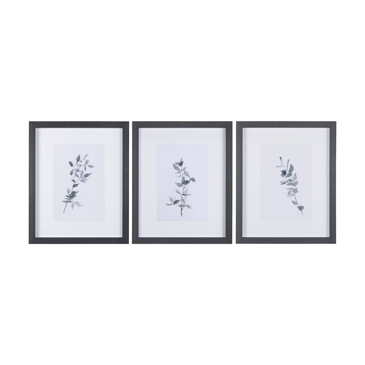Leaf Shadow I by Mercana Studio a Hand Embellished Textured Framed Art Print Matted under Glass from Mercana - Luna Furniture