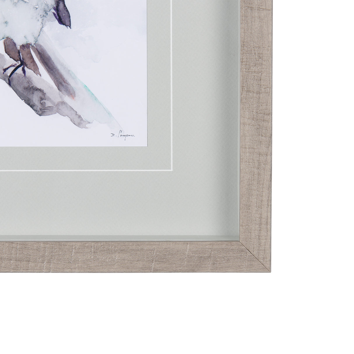 Robin I by Mercana Studio a Hand Embellished Textured Framed Art Print Matted under Glass from Mercana - Luna Furniture
