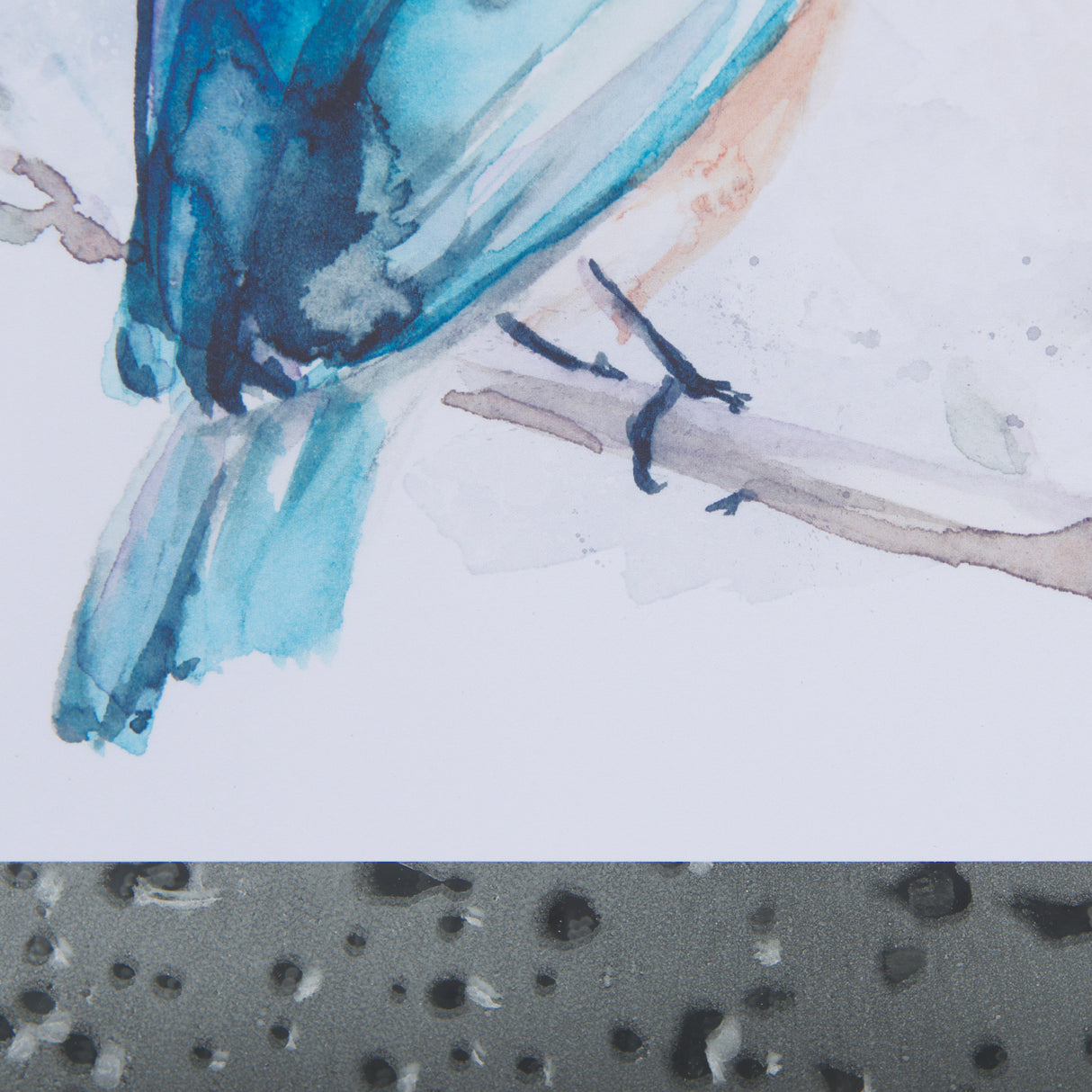 Eastern Blue II by Mercana Studio a Hand Embellished Textured Framed Art Print Matted under Glass from Mercana - Luna Furniture