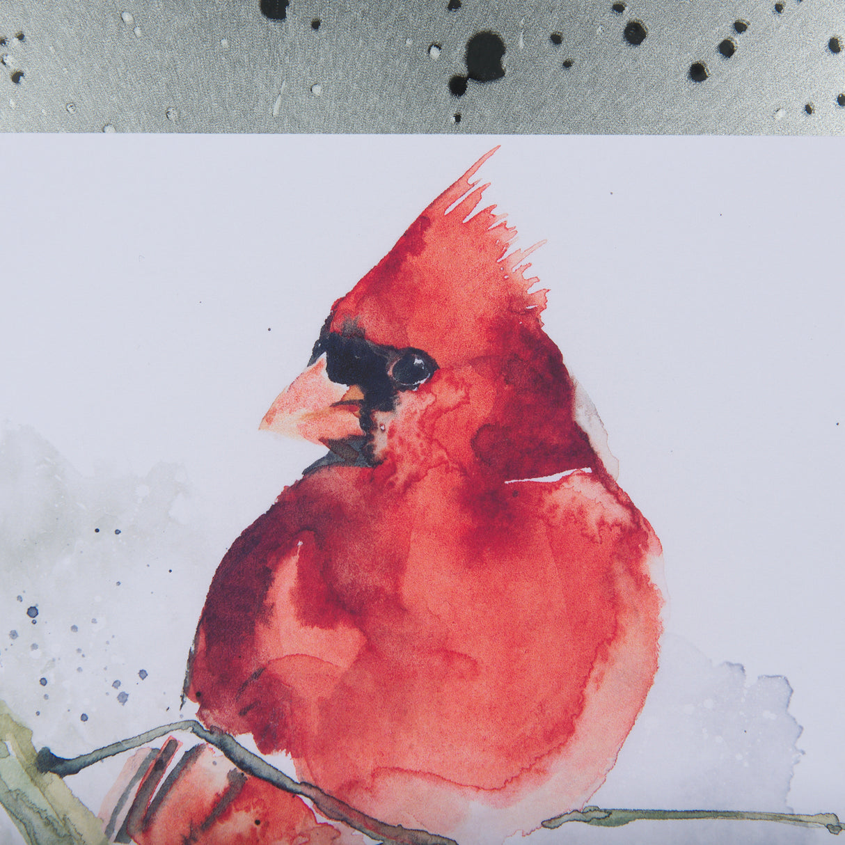 Cardinal I by Mercana Studio a Hand Embellished Textured Framed Art Print Matted under Glass from Mercana - Luna Furniture