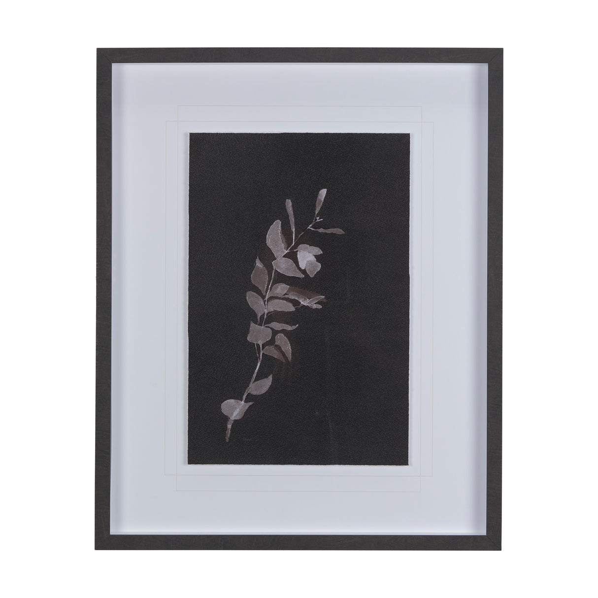Night Leaves I by Mercana Studio a Hand Embellished Textured Framed Art Print Matted under Glass from Mercana - Luna Furniture
