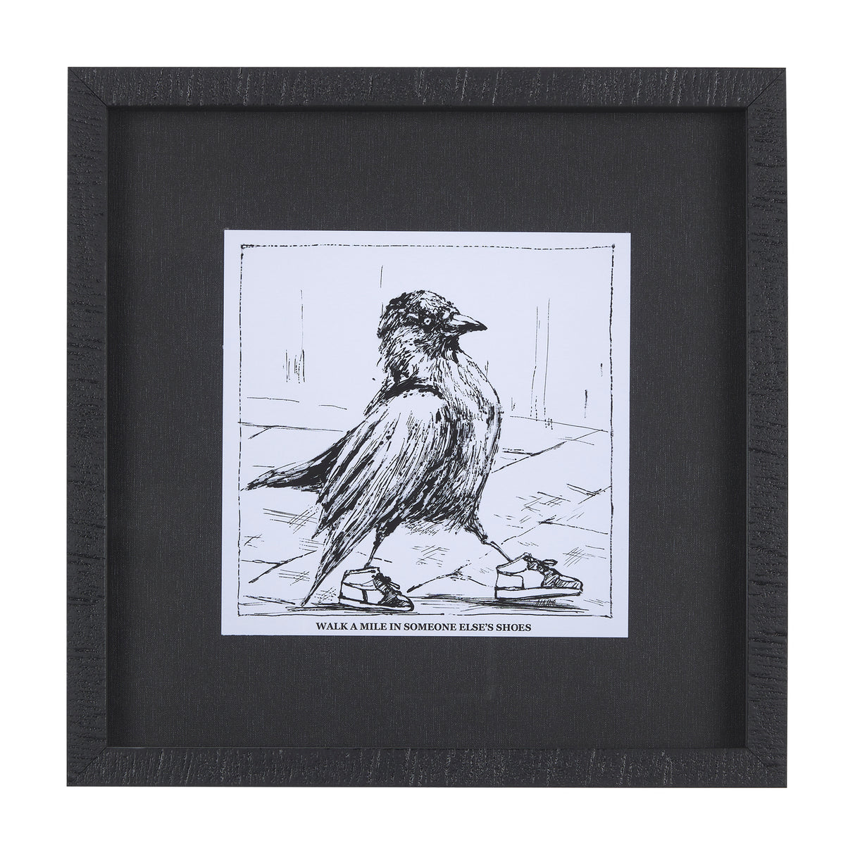 Animal Talk III by Mercana Studio a Framed Art Print Matted under Glass from Mercana - Luna Furniture