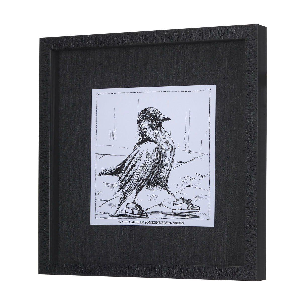 Animal Talk III by Mercana Studio a Framed Art Print Matted under Glass from Mercana - Luna Furniture
